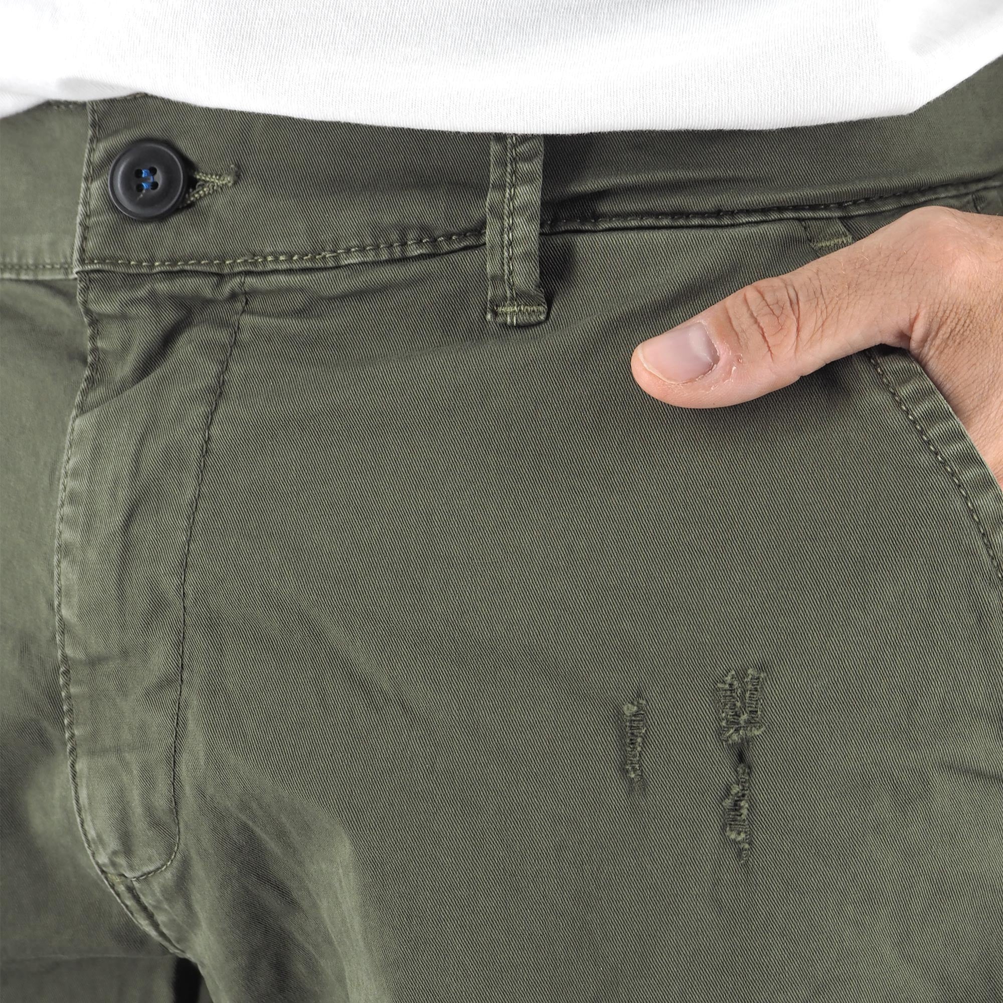 Devid Label DSQ - Bermuda Cargo - Cotone – dettaglio prodotto 2 – Master SKU DL_DSQ 13092 ARMY