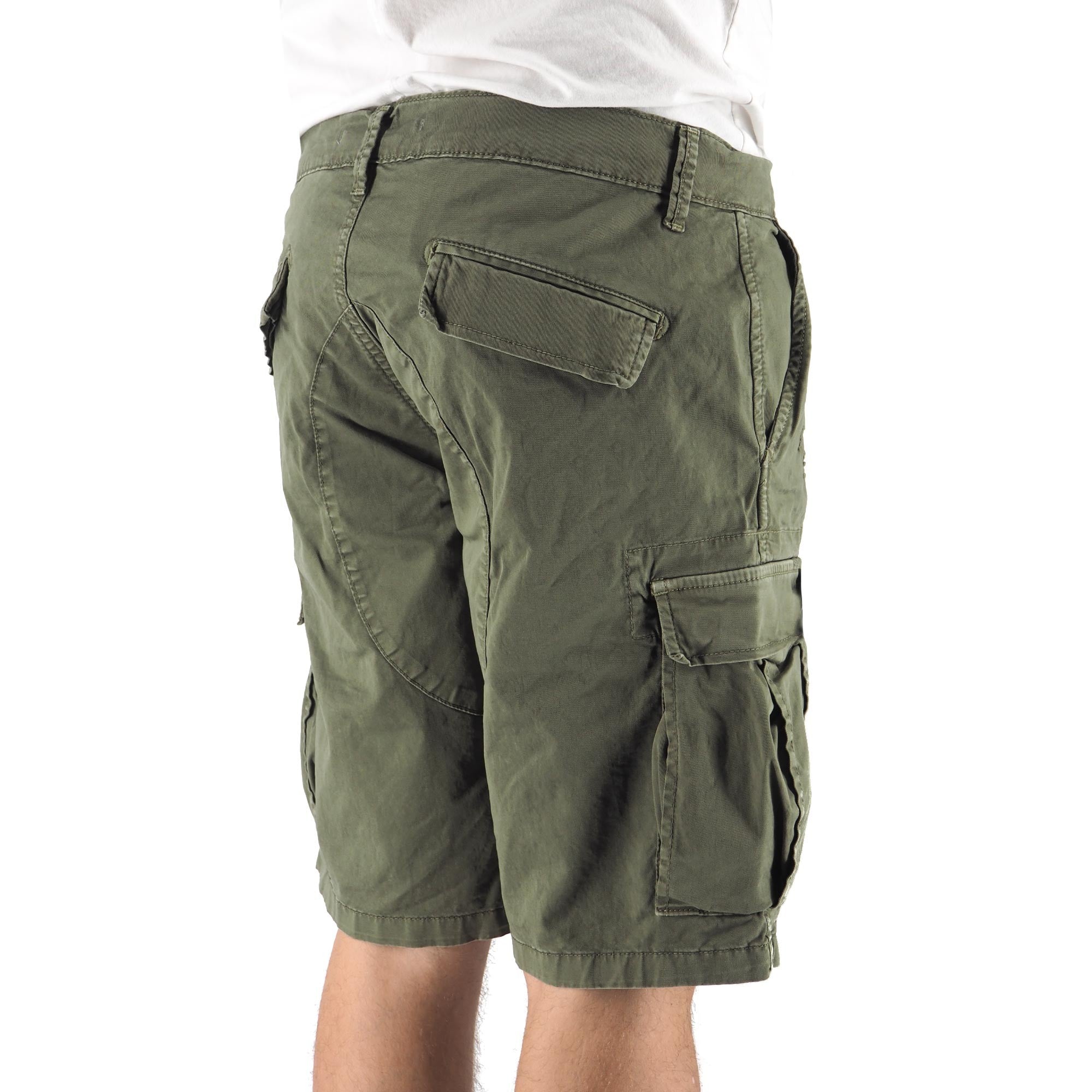 Devid Label DSQ - Bermuda Cargo - Cotone – dettaglio prodotto 5 – Master SKU DL_DSQ 13092 ARMY