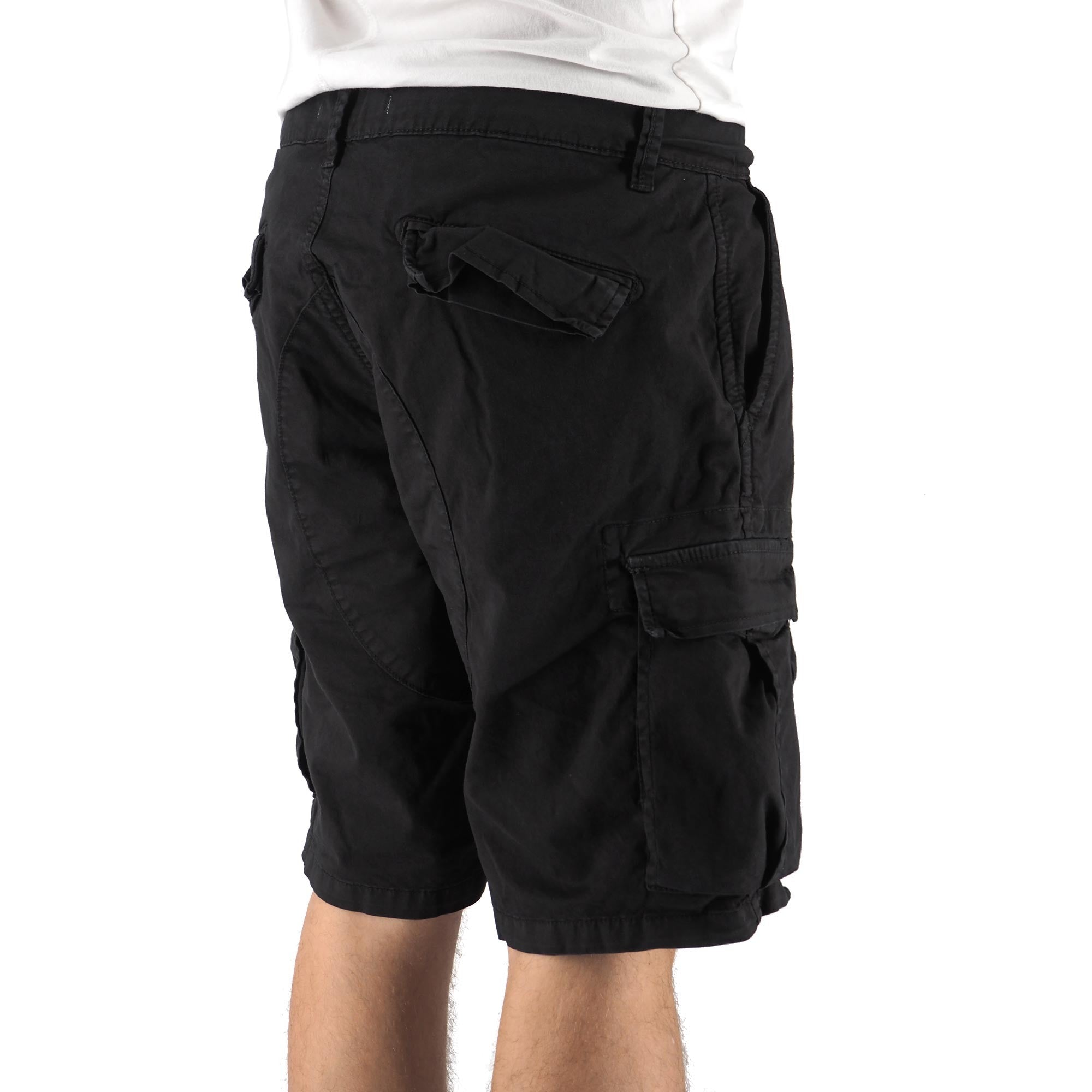 Devid Label DSQ - Bermuda Cargo - Cotone, Nero – dettaglio prodotto 5 – Master SKU DL_DSQ 13092 NERO