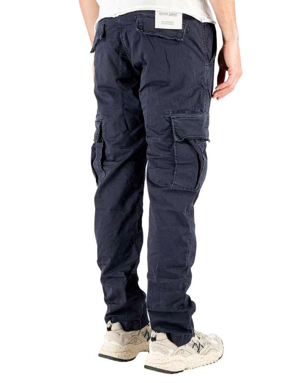 Devid Label DSQ - Pantalone Cargo - Ultralight, Blu – dettaglio prodotto 3 – Master SKU DL_DSQ_LONG_C05_BLU