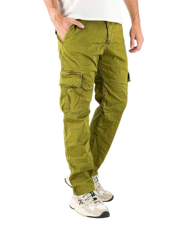 Devid Label DSQ - Pantalone Cargo - Ultralight, Verde – vista principale – Master SKU DL_DSQ_LONG_C16_VERDE