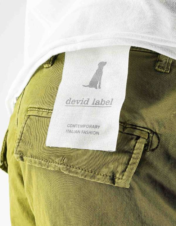 Devid Label DSQ - Pantalone Cargo - Ultralight, Verde – dettaglio prodotto 4 – Master SKU DL_DSQ_LONG_C16_VERDE