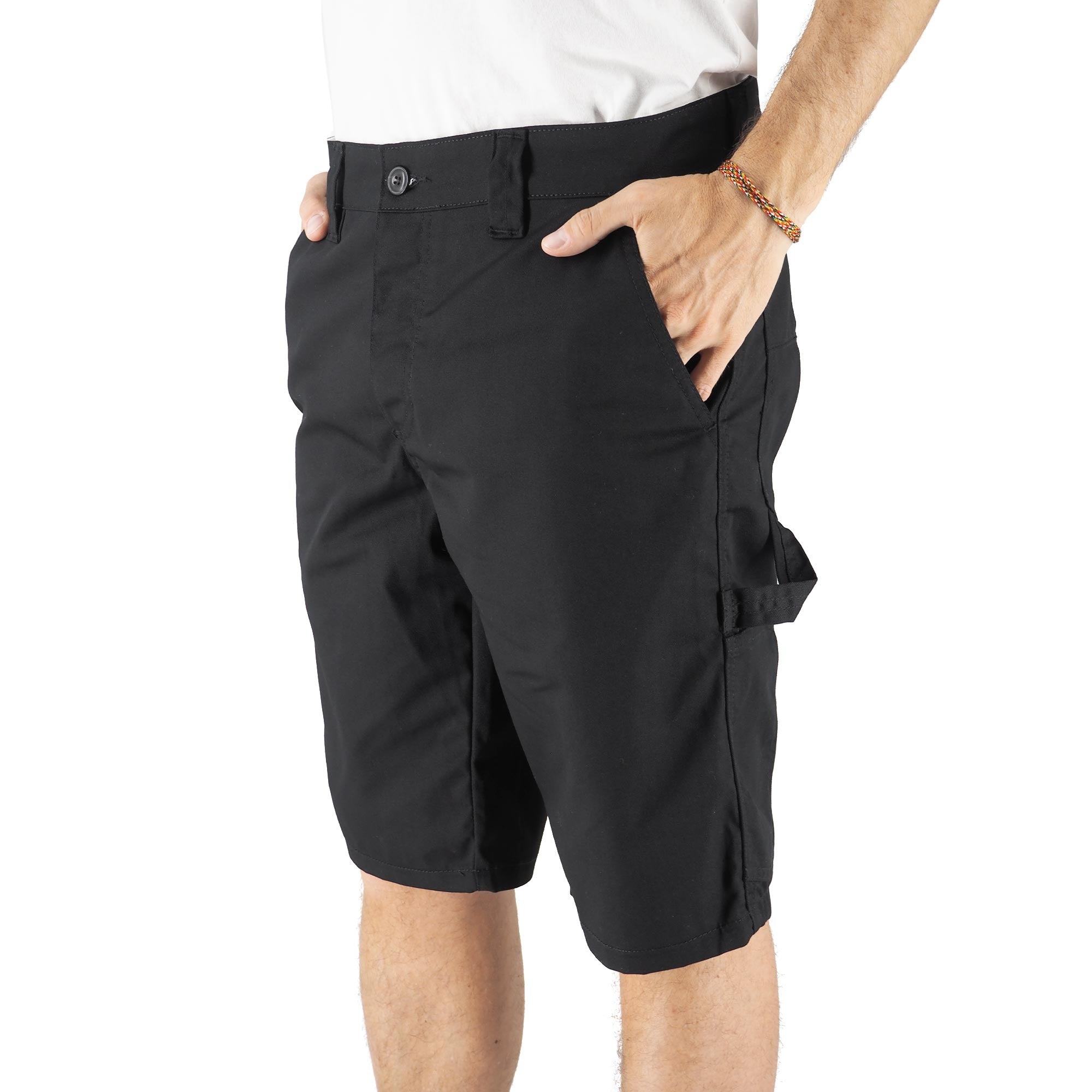 Devid Label Elba - Bermuda Carpenter - Drill, Nero – dettaglio prodotto 4 – Master SKU DL_WORKWEAR ESS09 NERO