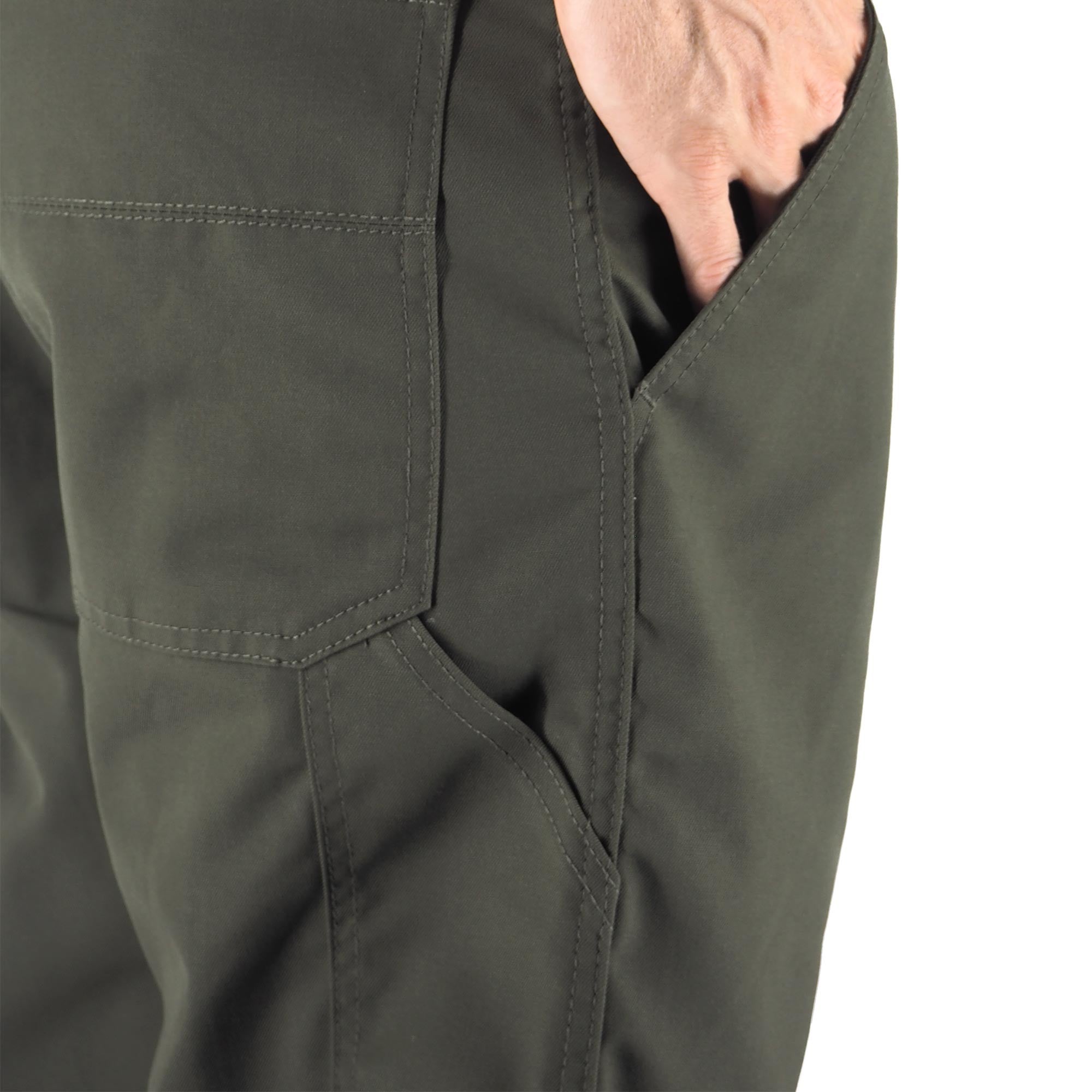 Devid Label Elba - Bermuda Carpenter - Drill, Verde – dettaglio prodotto 2 – Master SKU DL_WORKWEAR ESS09 VERDE