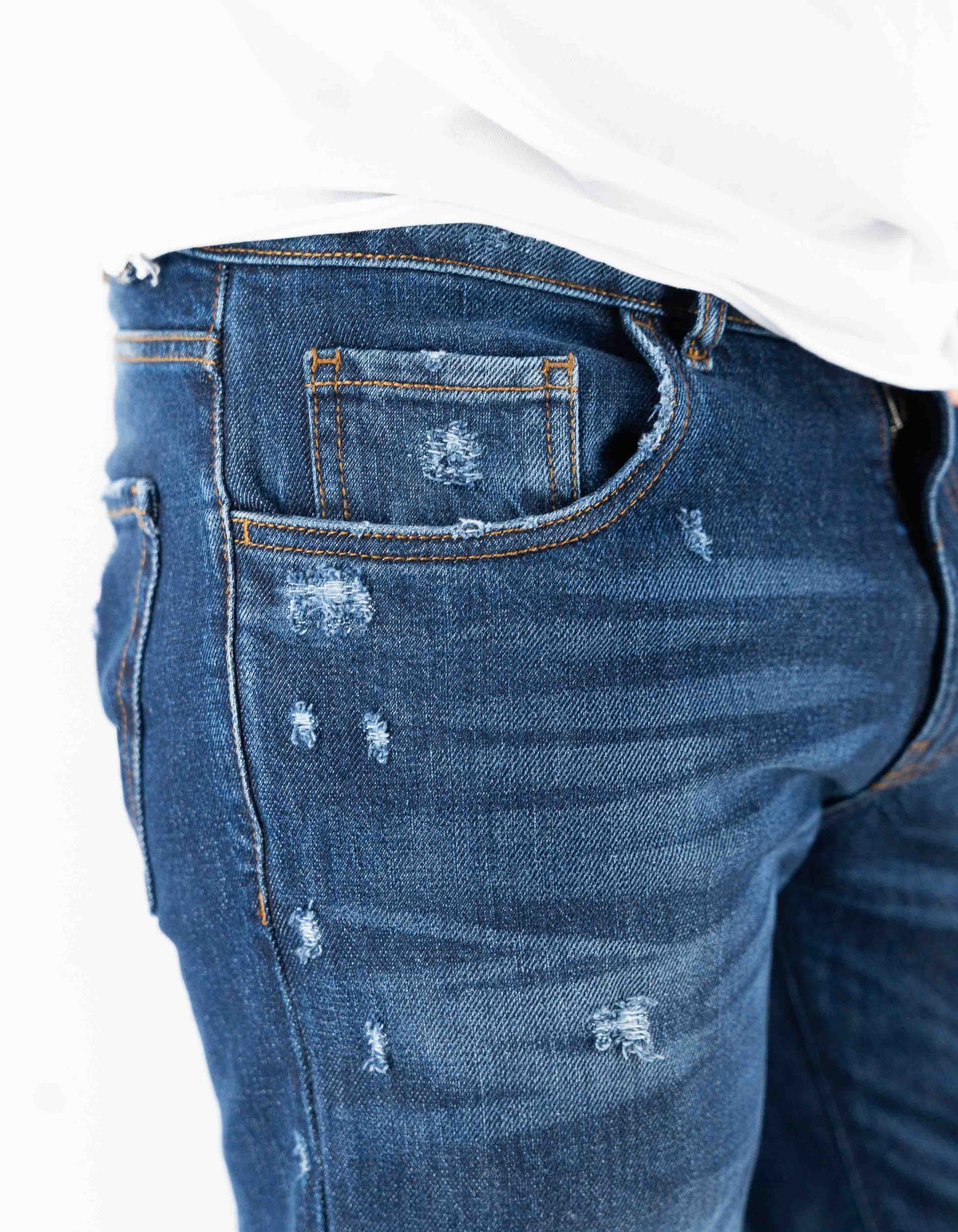 Devid Label Globe - Jeans Denim - Iconic, Blue – dettaglio prodotto 5 – Master SKU DL_DENIM_GLOBE_17051