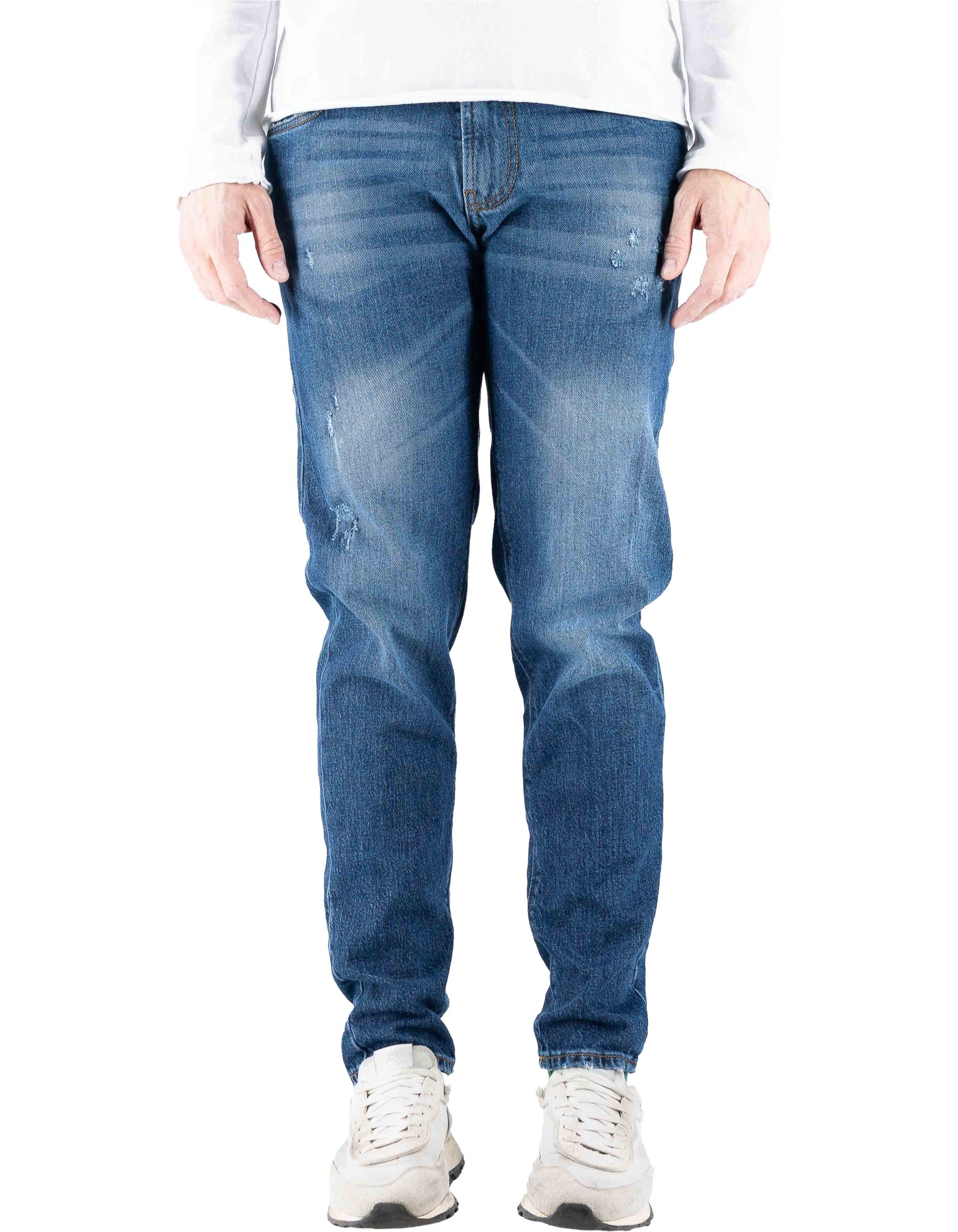Devid Label Globe - Jeans Denim - Iconic, Blue – dettaglio prodotto 3 – Master SKU DL_DENIM_GLOBE_ESS105