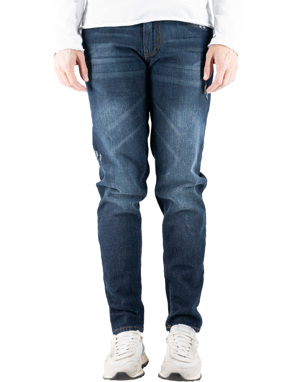 Devid Label Globe - Jeans Denim - Iconic, Dark Blue – dettaglio prodotto 3 – Master SKU DL_DENIM_GLOBE_ESS101