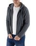 Devid Label Goteborg - Maglia Zip con Cappuccio - Lana Cashmere, Grigio – vista principale – Master SKU DL_DL010_GRIGIO_SCURO
