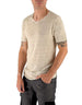 Devid Label Granada - T-shirt in Puro Lino - Premium, Beige – vista principale – Master SKU DL_GRANADA BEIGE