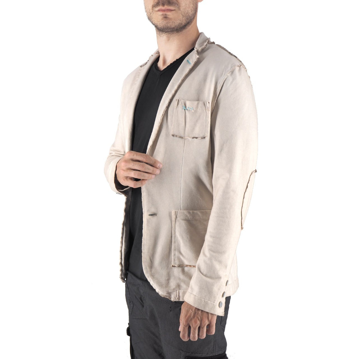 Devid Label Llorente - Giacca in Jersey - Soft – dettaglio prodotto 3 – Master SKU DL_LLORENTE CORDA