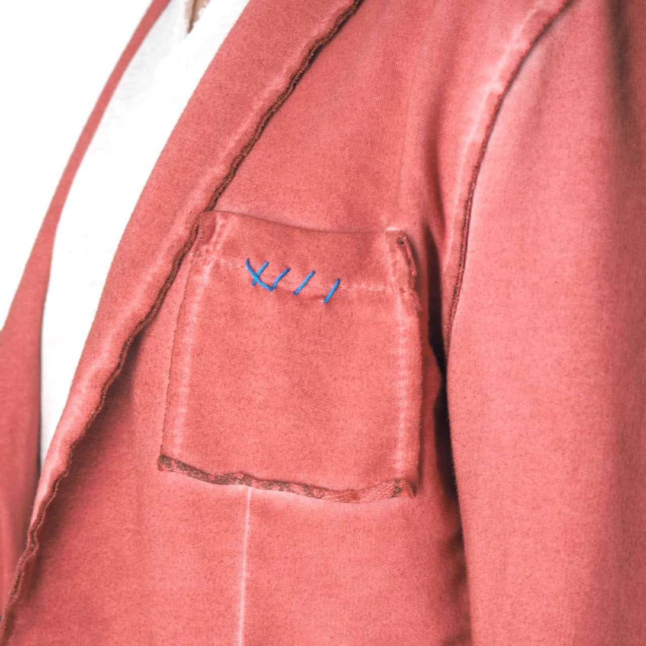 Devid Label Llorente - Giacca in Jersey - Soft – dettaglio prodotto 2 – Master SKU DL_LLORENTE MARSALA