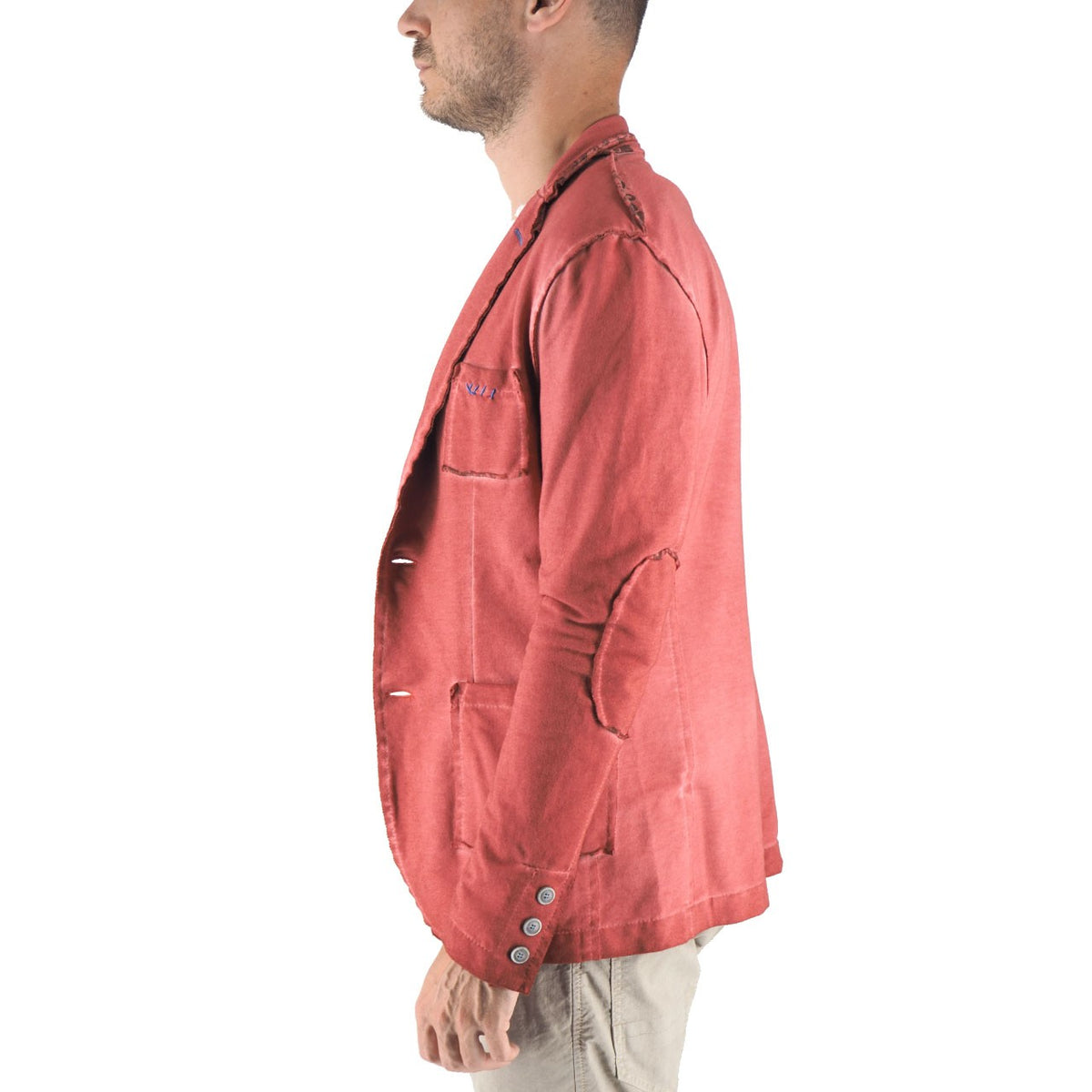Devid Label Llorente - Giacca in Jersey - Soft – dettaglio prodotto 6 – Master SKU DL_LLORENTE MARSALA