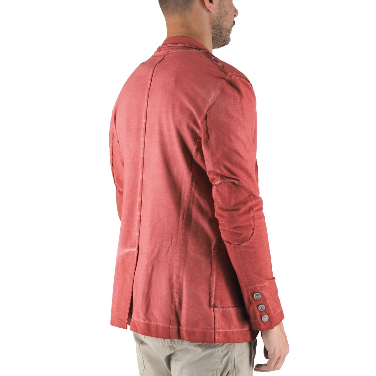 Devid Label Llorente - Giacca in Jersey - Soft – dettaglio prodotto 7 – Master SKU DL_LLORENTE MARSALA