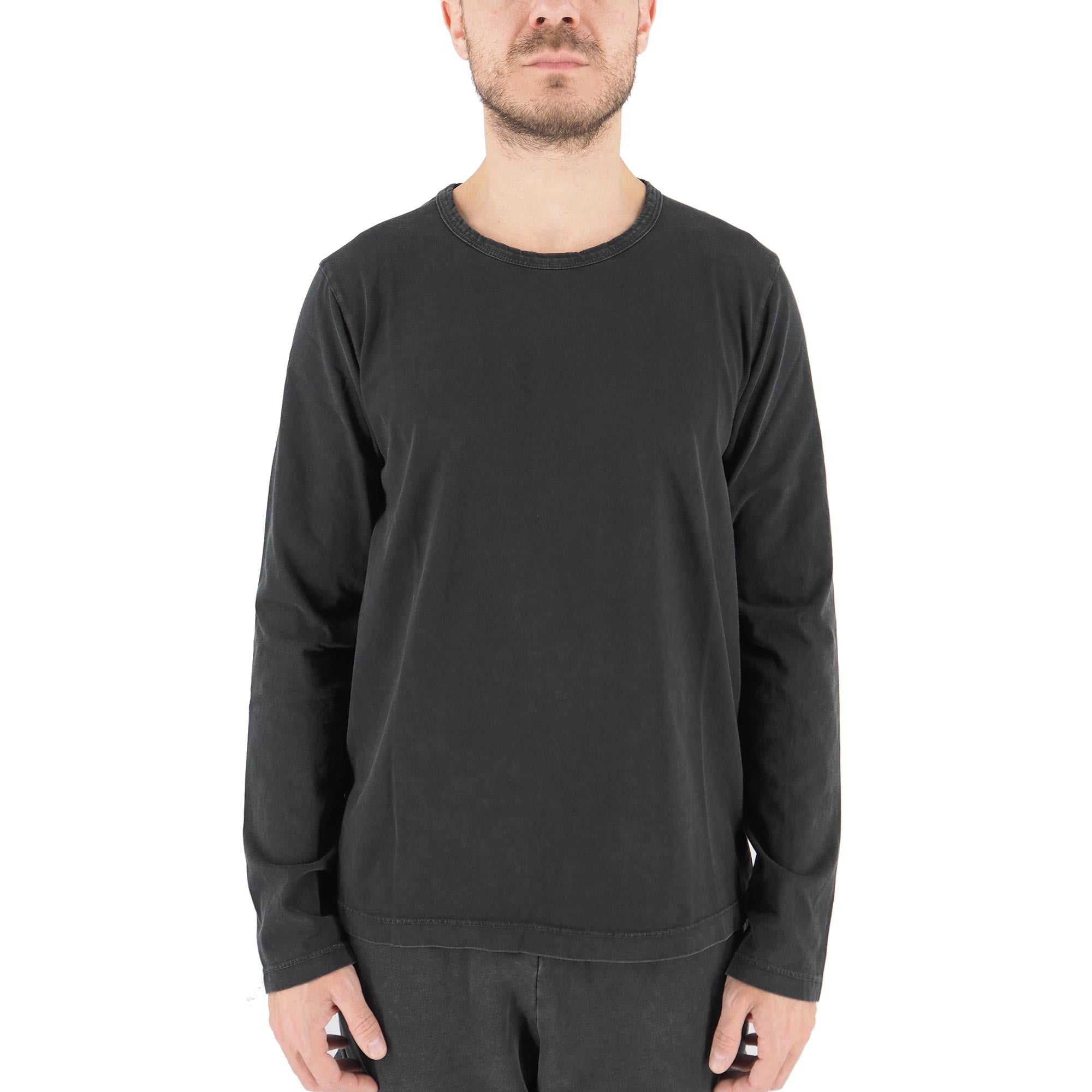 Devid Label Marble - T-shirt Manica Lunga - Destroyed, Nero – dettaglio prodotto 8 – Master SKU DL_SUPER MARBLE NERO