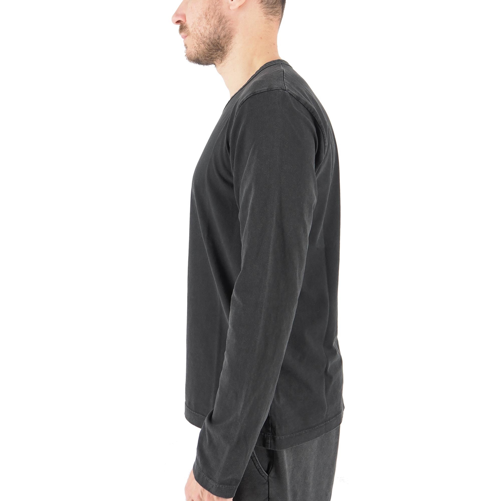 Devid Label Marble - T-shirt Manica Lunga - Destroyed, Nero – dettaglio prodotto 9 – Master SKU DL_SUPER MARBLE NERO
