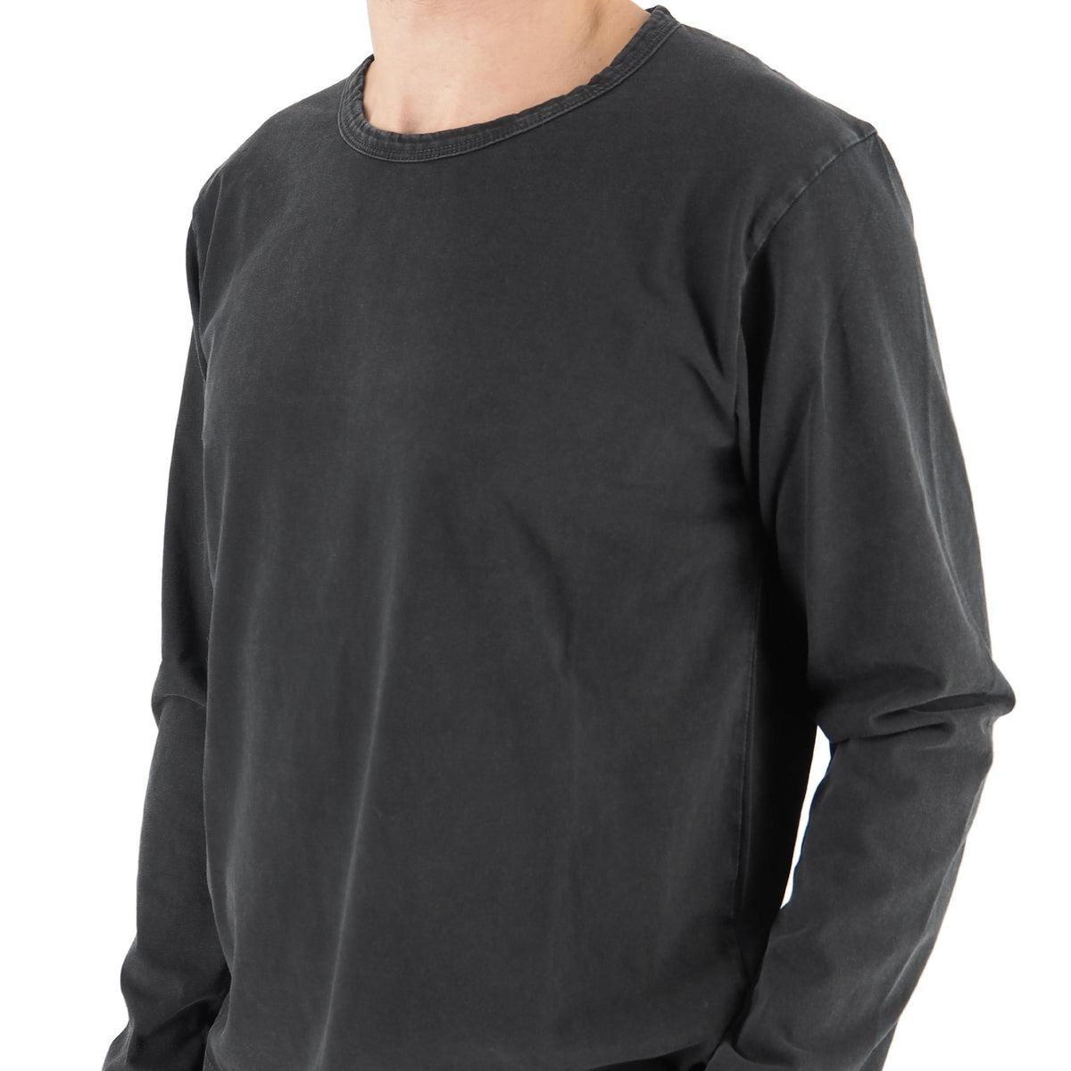 Devid Label Marble - T-shirt Manica Lunga - Essential, Nero – dettaglio prodotto 9 – Master SKU DL_MARBLE NERO