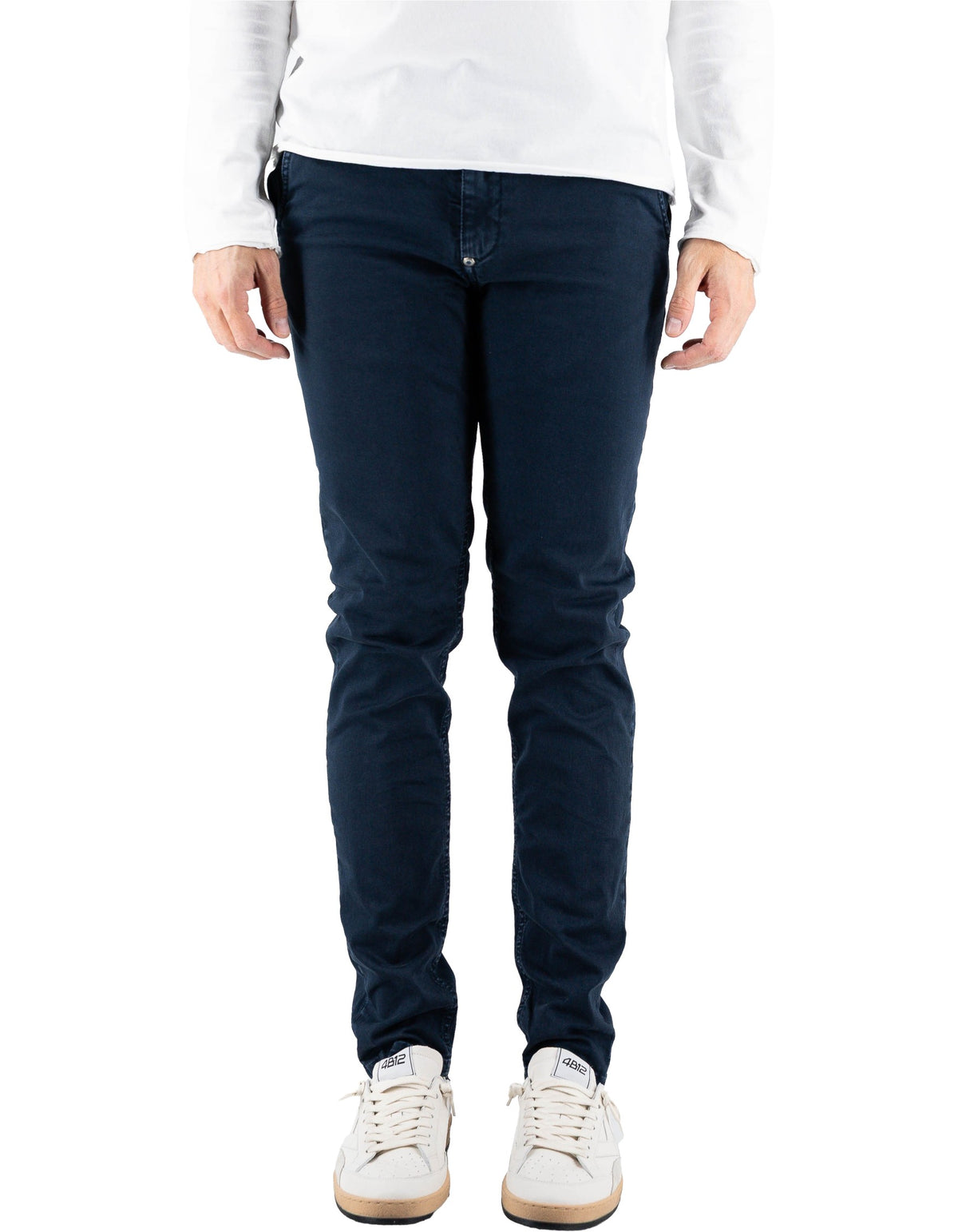 Devid Label Mirtos - Pantalone Chino - Skinny, Blu – dettaglio prodotto 4 – Master SKU DL_MIRTOS_14004-BLU