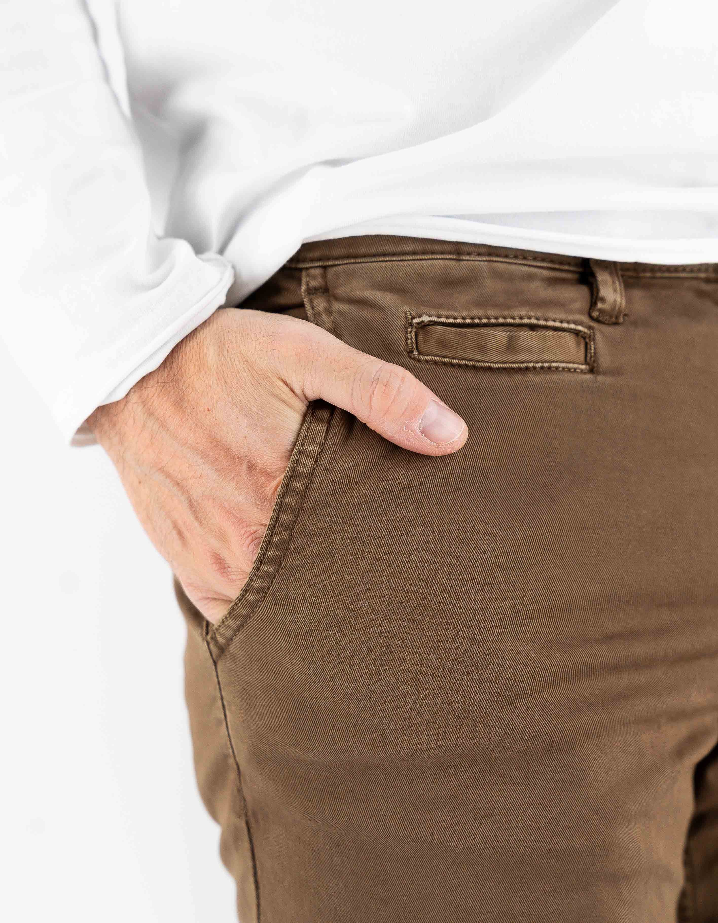 Devid Label Mirtos - Pantalone Chino - Skinny – dettaglio prodotto 2 – Master SKU DL_MIRTOS_14004-NEWTABACCO