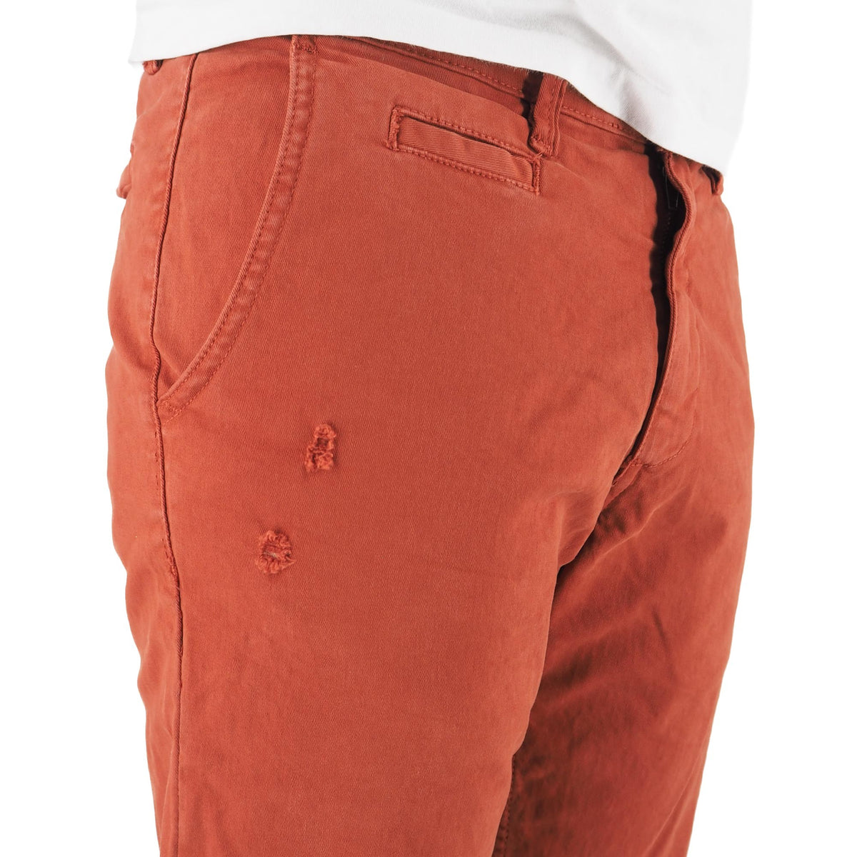 Devid Label Mirtos - Pantalone Chino - Skinny – dettaglio prodotto 3 – Master SKU DL_MIRTOS MATTONE