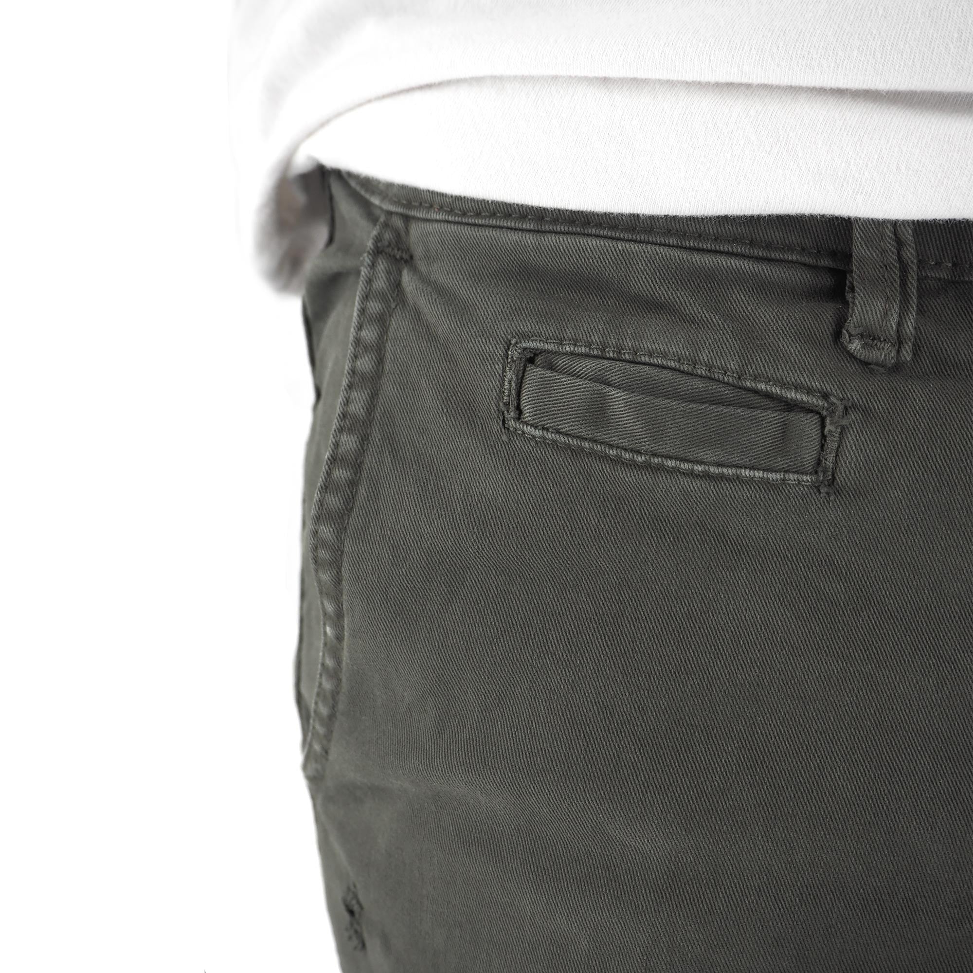 Devid Label Mirtos - Pantalone Chino - Skinny – dettaglio prodotto 2 – Master SKU DL_MIRTOS MILITARY
