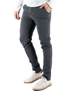 Devid Label Mirtos - Pantalone Chino - Skinny, Grigio – vista principale – Master SKU DL_MIRTOS_14004-GRIGIOSC