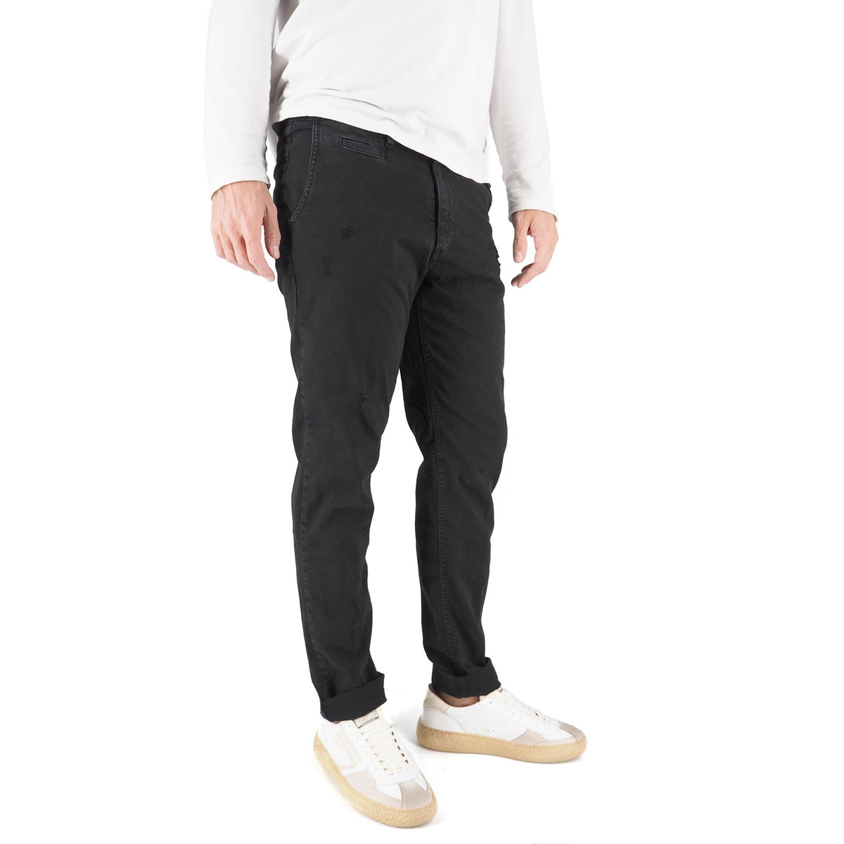 Devid Label Mirtos - Pantalone Chino - Skinny, Nero – dettaglio prodotto 4 – Master SKU DL_MIRTOS NERO