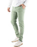 Devid Label Mirtos - Pantalone Chino - Skinny, Verde – vista principale – Master SKU DL_MIRTOS_14004-VERDEPOLVERE