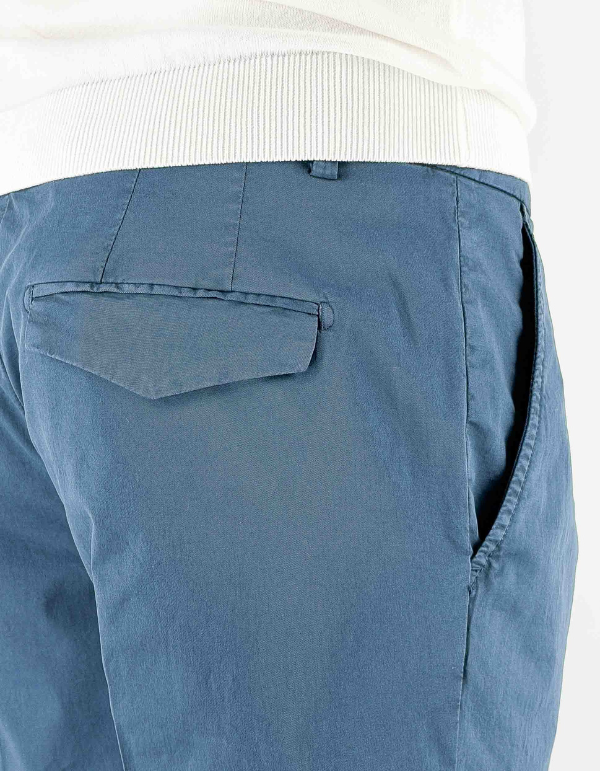 Devid Label Oxford - Pantalone con Pences - Comfort, Blu – dettaglio prodotto 3 – Master SKU DL_OXFORD306_C4_BLU