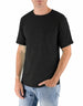 Devid Label Pocket - T-shirt con Taschino - Fiammata, Nero – vista principale – Master SKU DL_POCKET FIAMMA NERO
