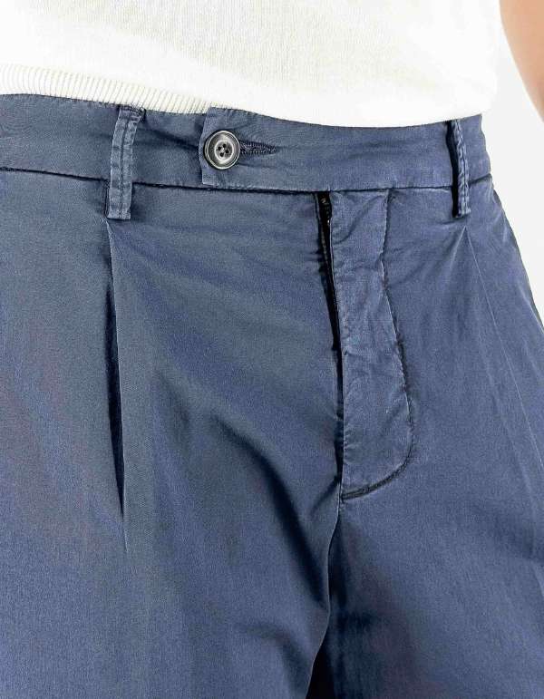 Devid Label Ponza - Pantalone con Pences - Regular, Blu Navy – dettaglio prodotto 2 – Master SKU DL_PONZA300_C5_BLUNAVY