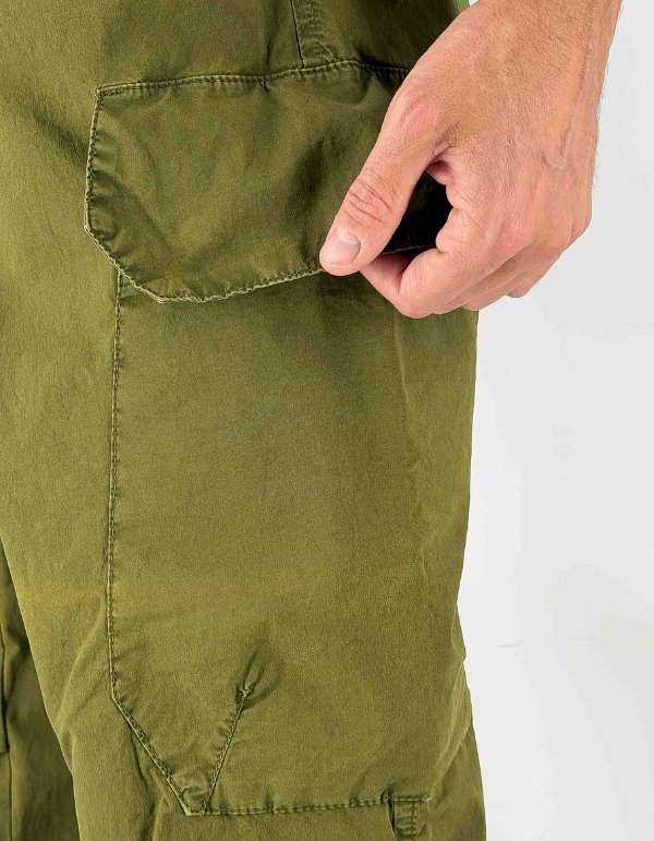 Devid Label Portorico - Pantalone Cargo - Comfort, Verde – dettaglio prodotto 2 – Master SKU DL_MPORTORICO ESS1037 VERDE
