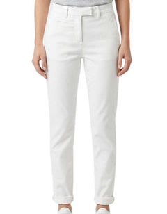 Devid Label Ravenna - Pantalone Chino - Essential, Bianco – vista principale – Master SKU DL_CHINO IMP ESS1086 BIANCO