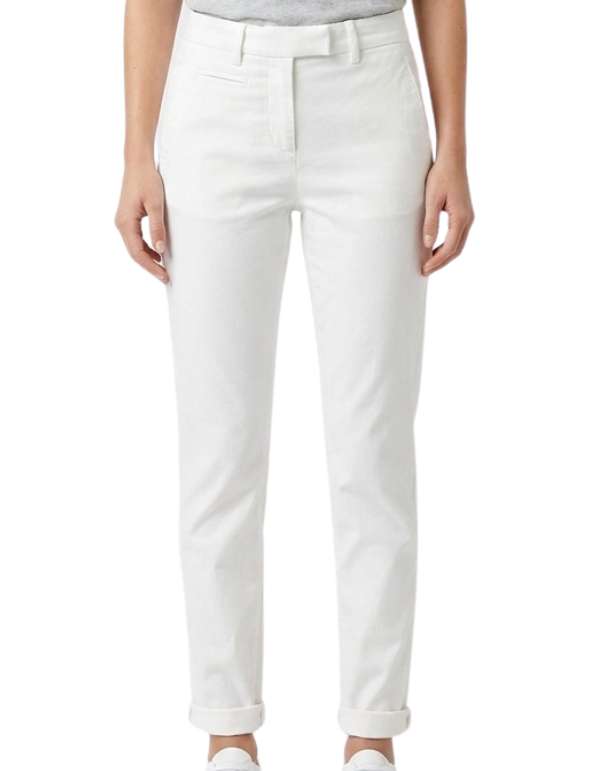 Devid Label Ravenna - Pantalone Chino - Essential, Bianco – vista principale – Master SKU DL_CHINO IMP ESS1086 BIANCO