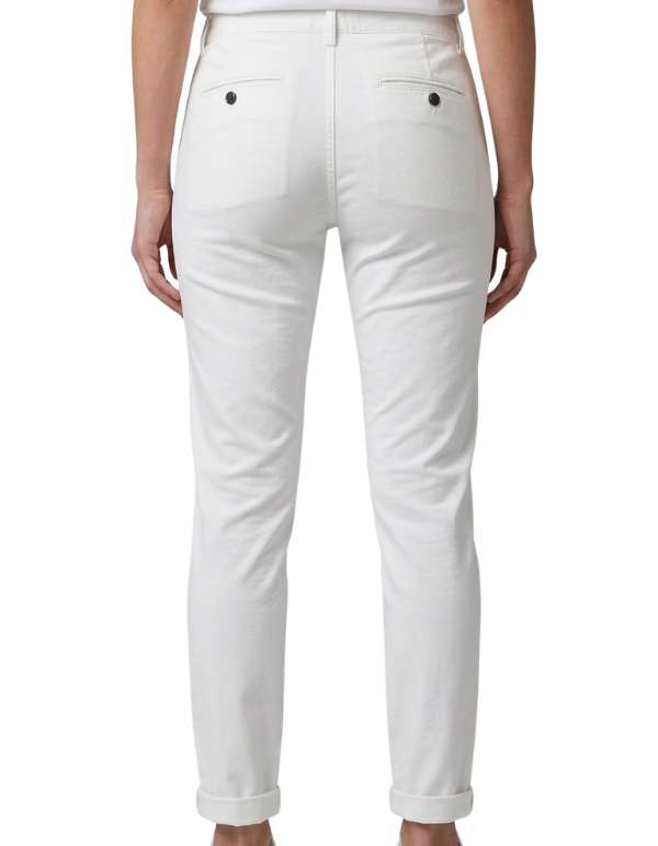 Devid Label Ravenna - Pantalone Chino - Essential, Bianco – dettaglio prodotto 3 – Master SKU DL_CHINO IMP ESS1086 BIANCO