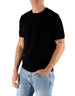 Devid Label Savio - Maglia in Spugna di Cotone - Soft Touch, Nero – vista principale – Master SKU DL_L003_NERO