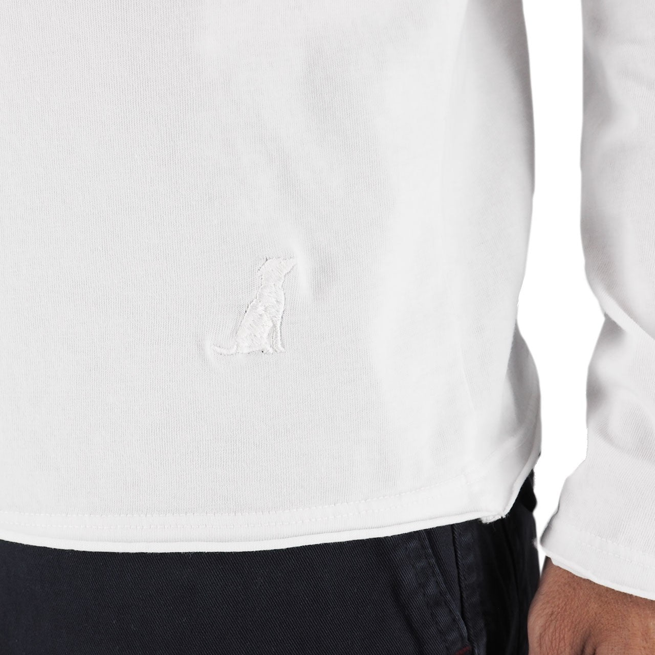 Devid Label Siviglia - T-shirt Manica Lunga - Essential, Bianco – dettaglio prodotto 2 – Master SKU DL_SIVIGLIA BIANCO