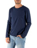 Devid Label Siviglia - T-shirt Manica Lunga - Essential, Blu – vista principale – Master SKU DL_SIVIGLIA BLU