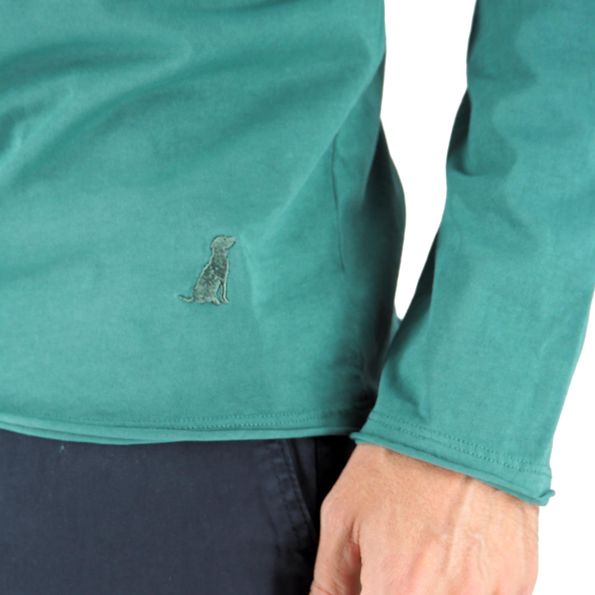 Devid Label Siviglia - T-shirt Manica Lunga - Essential – dettaglio prodotto 3 – Master SKU DL_SIVIGLIA SMERALDO