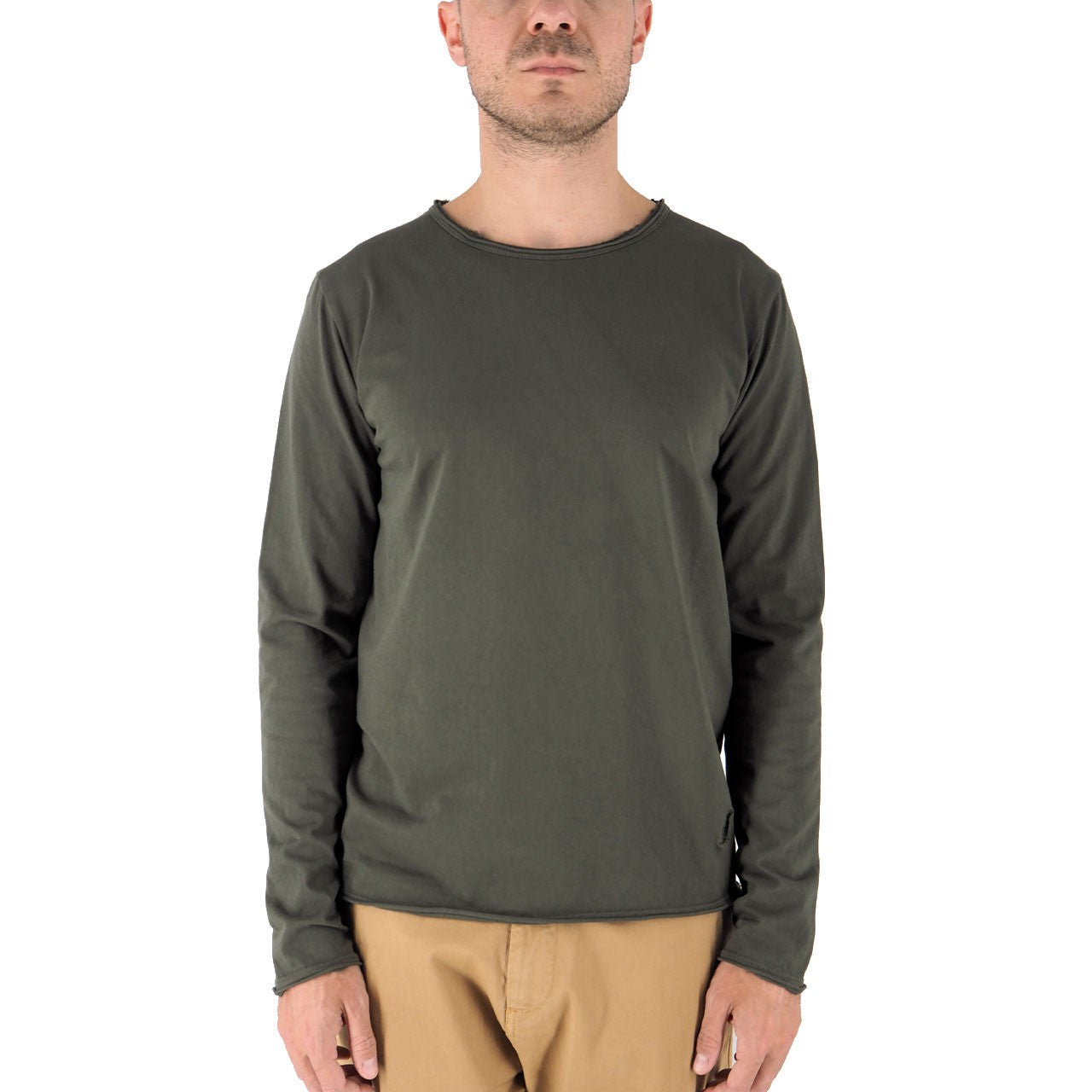 Devid Label Siviglia - T-shirt Manica Lunga - Essential, Verde – dettaglio prodotto 4 – Master SKU DL_SIVIGLIA VI SCURO