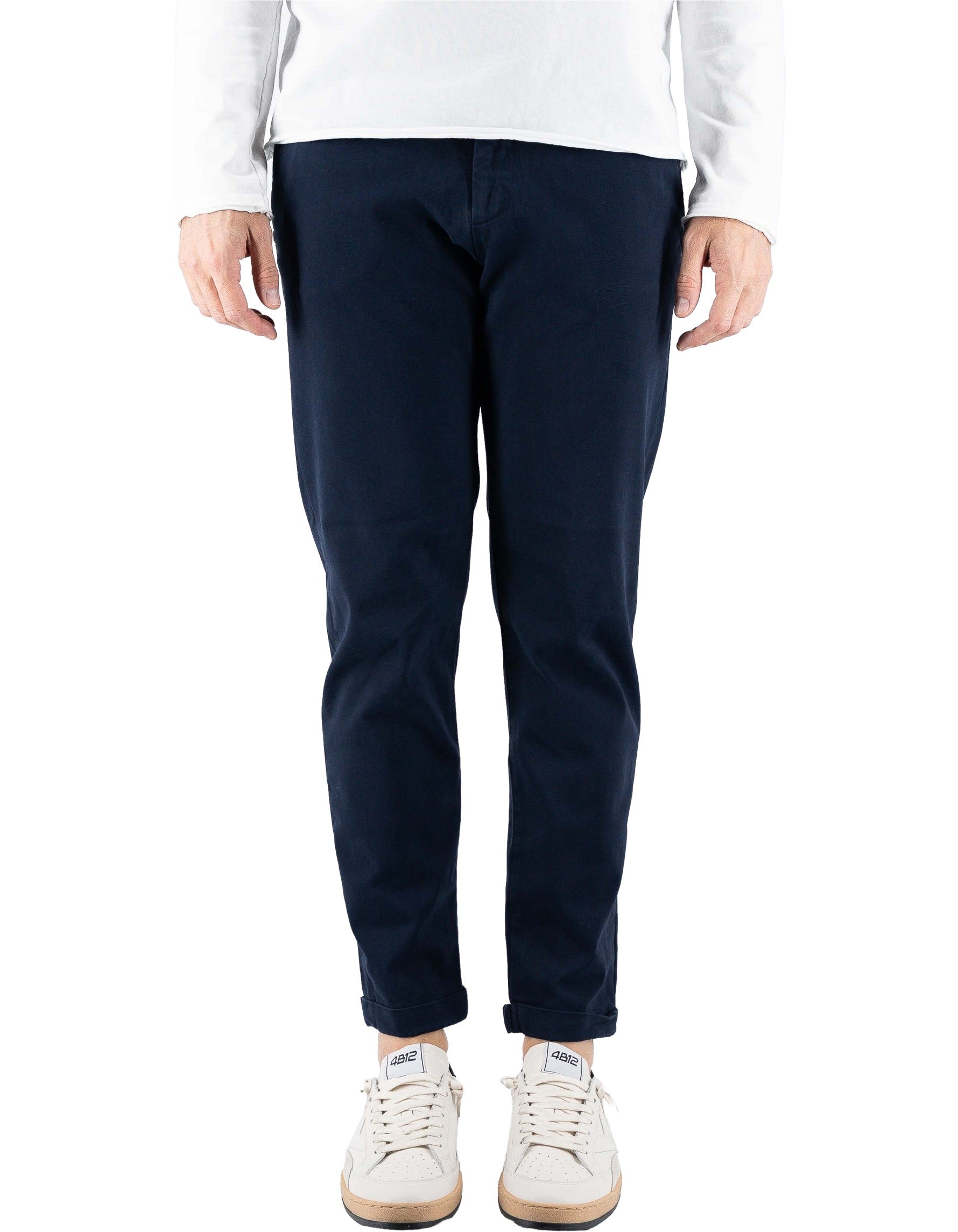 Devid Label Stanford - Pantalone Chino - Classic, Blu Navy – dettaglio prodotto 6 – Master SKU DL_CHINO_IMP_ESS1030-BLU
