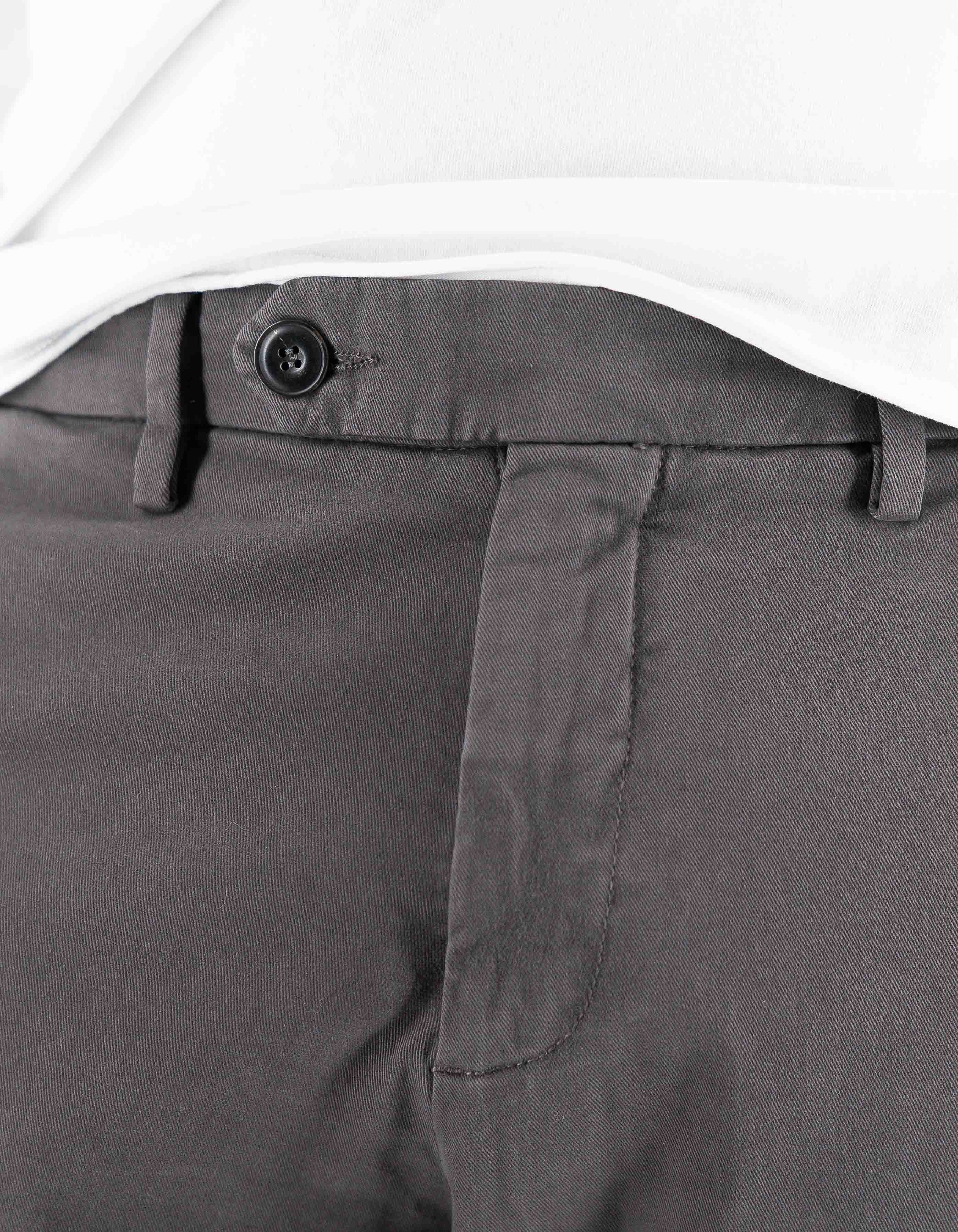 Devid Label Stanford - Pantalone Chino - Classic, Grigio – dettaglio prodotto 2 – Master SKU DL_CHINO_IMP_ESS1030-GRIGIOSC