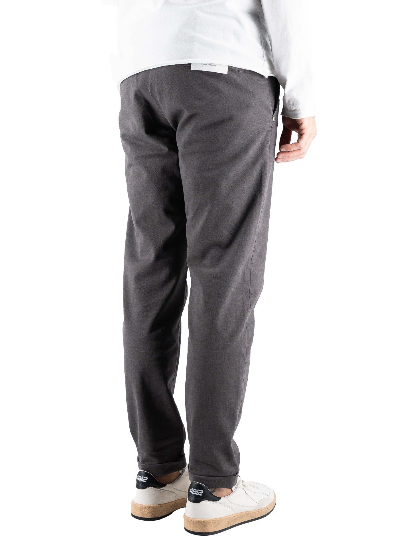 Devid Label Stanford - Pantalone Chino - Classic, Grigio – dettaglio prodotto 3 – Master SKU DL_CHINO_IMP_ESS1030-GRIGIOSC