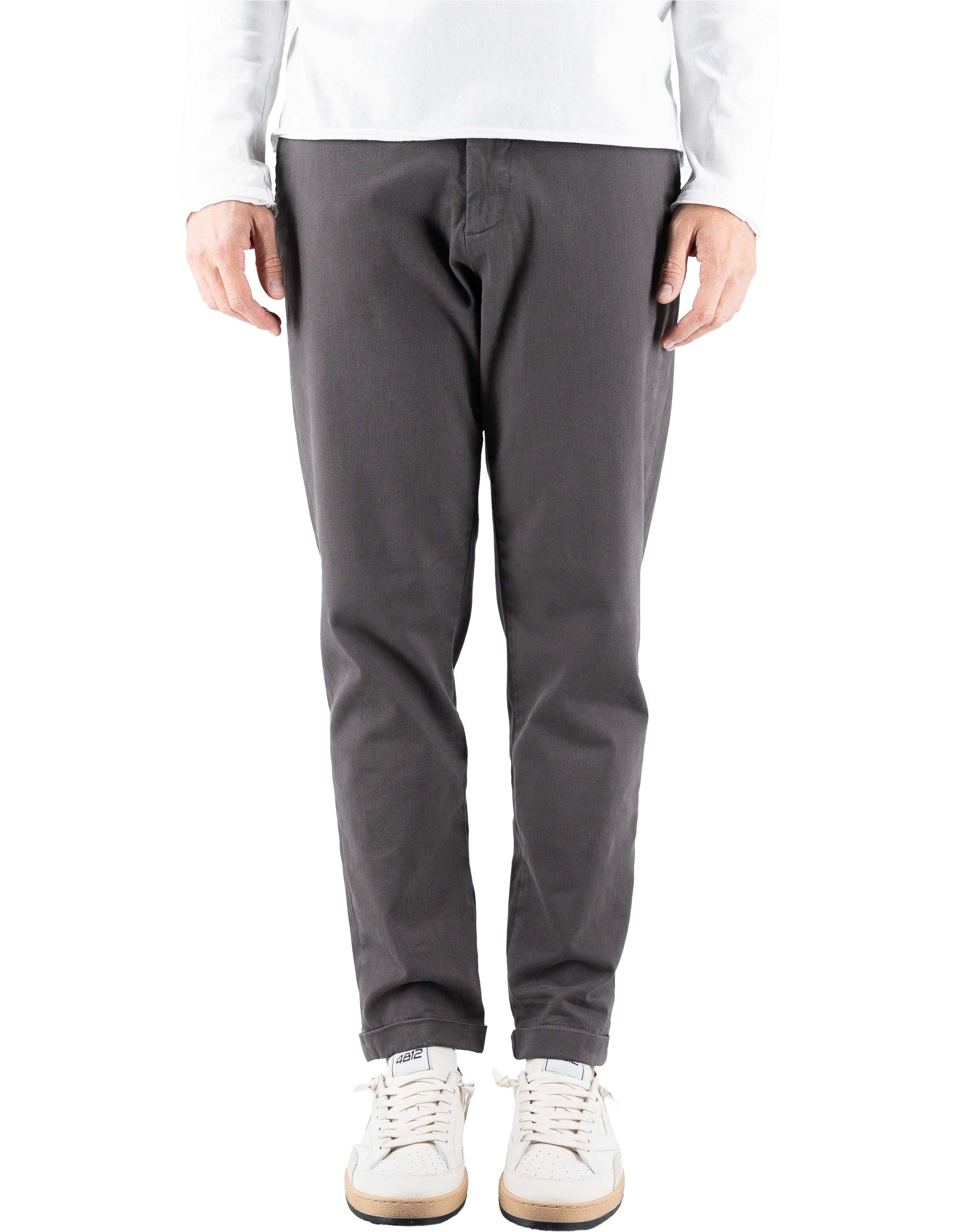 Devid Label Stanford - Pantalone Chino - Classic, Grigio – dettaglio prodotto 6 – Master SKU DL_CHINO_IMP_ESS1030-GRIGIOSC