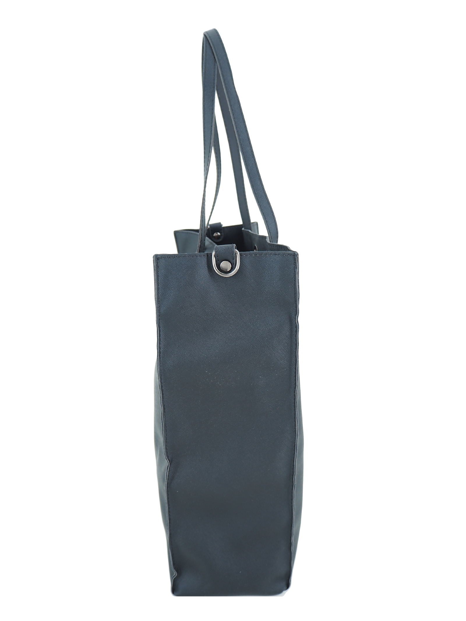 Devid Label Taormina - Shopper in Ecopelle - Essential, Nero – dettaglio prodotto 2 – Master SKU DL_SHO4_NE