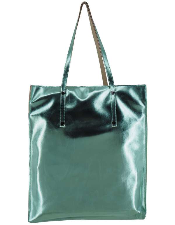 Devid Label Taormina - Shopper in Ecopelle - Essential, Verde – vista principale – Master SKU DL_SHO6_VE
