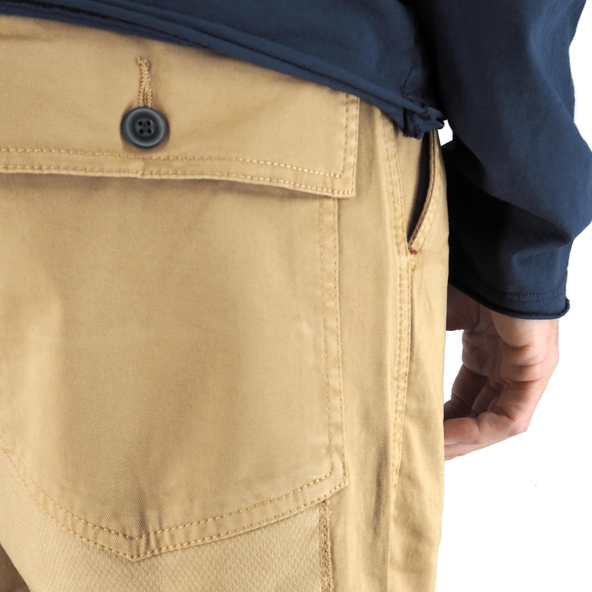 Devid Label Timo - Pantalone Patch - Vintage – dettaglio prodotto 2 – Master SKU DL_TIMO PATCH BISCOTTO