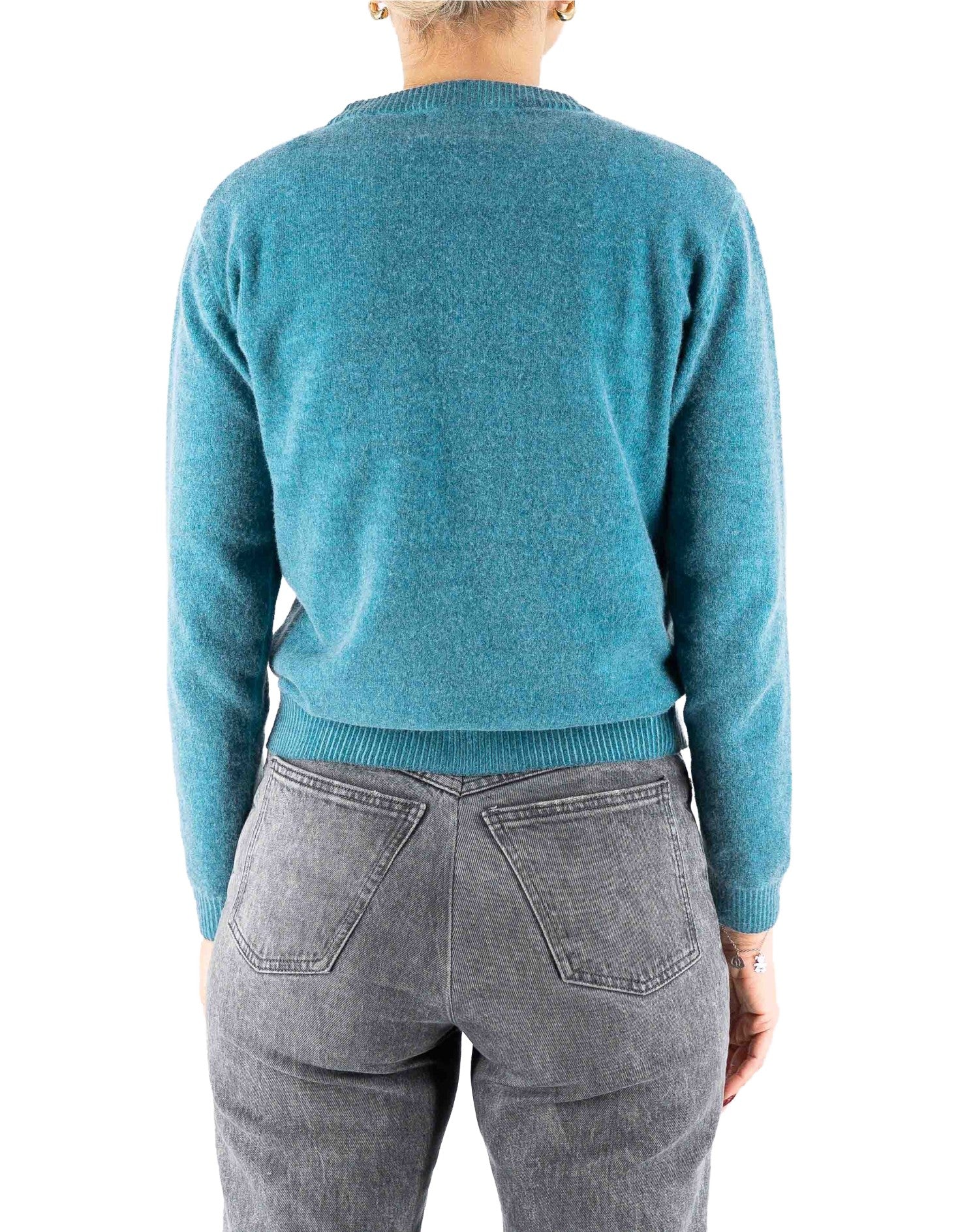 Devid Label Tromsoe - Maglia Girocollo - Lana Cashmere – dettaglio prodotto 5 – Master SKU DL_DL020_22815_OTTANIO_SCURO