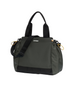 Borsa K-Way Aisy DevidLabel in colore Green Blackish con manici neri, design tecnico compatto e dettagli a contrasto
