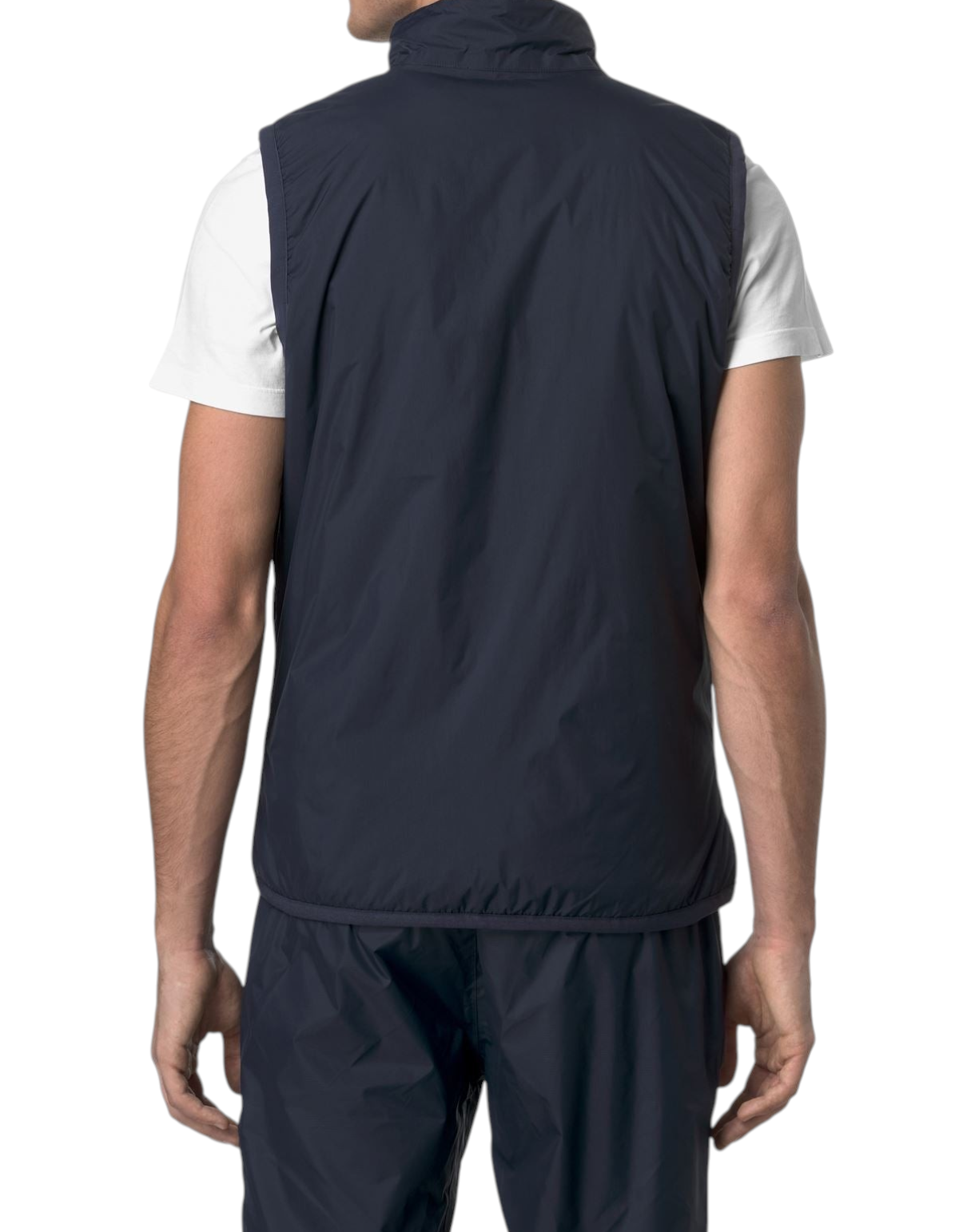 Gilet imbottito DevidLabel K-Way Le Vrai 4.0 Rouland Warm blu scuro, vista posteriore su modello