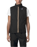 Gilet unisex K-Way Le Vrai 4.0 Rouland Warm nero indossato da un modello, disponibile presso DevidLabel